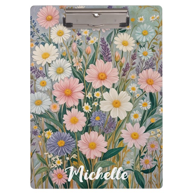 Daisy Dreamscape Personalized Clipboard (Front)