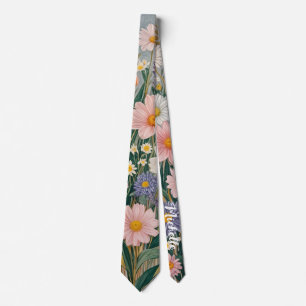 Daisy Dreamscape Personalized Tie