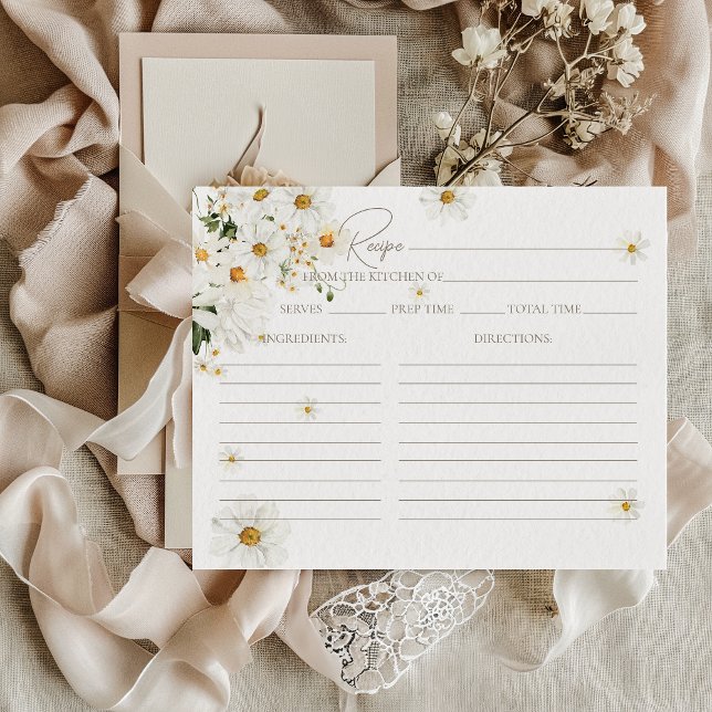 Daisy Elegant Wildflower Bridal Shower Recipe (Creator Uploaded)