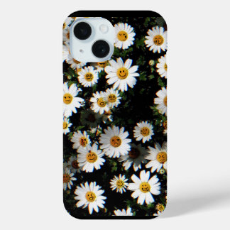 Daisy Emoji Faces iPhone 15 Case