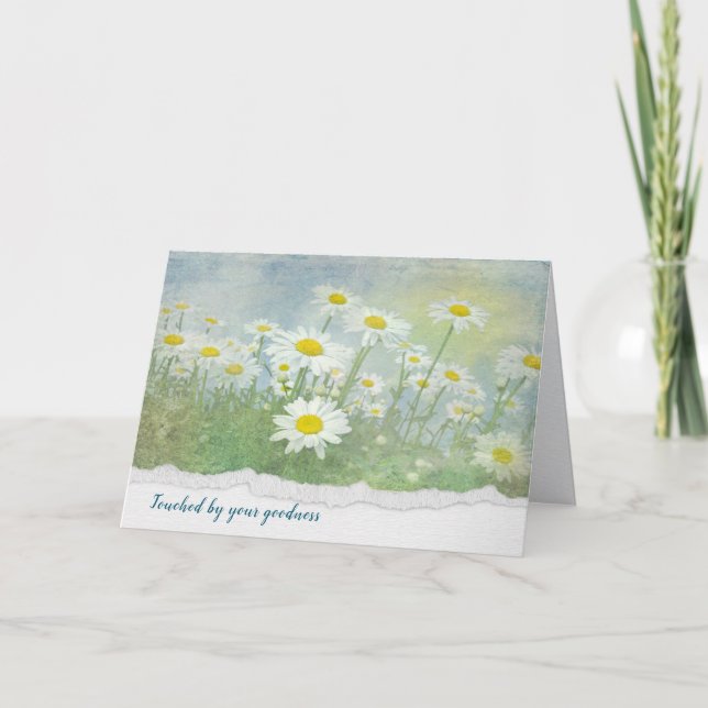 Daisy Field Thank You Card (Front)