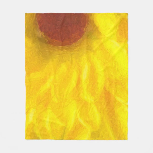 Daisy Fleece Blanket (Front)