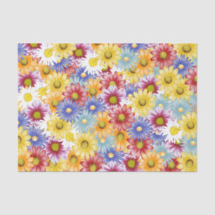 Daisy Floral Flower Pattern Tissue Paper
