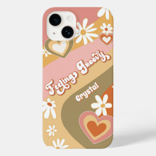 Daisy Floral Retro Hippie Feeling Groovy 60s 70s  Case-Mate iPhone 14 Case
