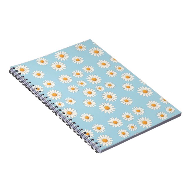 Daisy Floral Spiral Notebook – Photo Journal (Right Side)