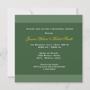 Daisy floral wedding rehearsal dinner invitations. invitation