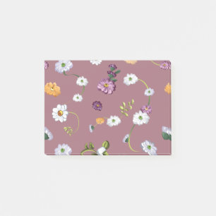 Daisy flower 3 post-it notes