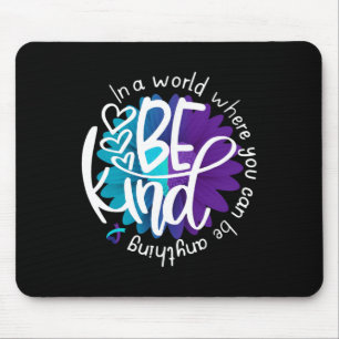 Daisy Flower Be Kind Suicide Prevention Awareness  Mouse Pad