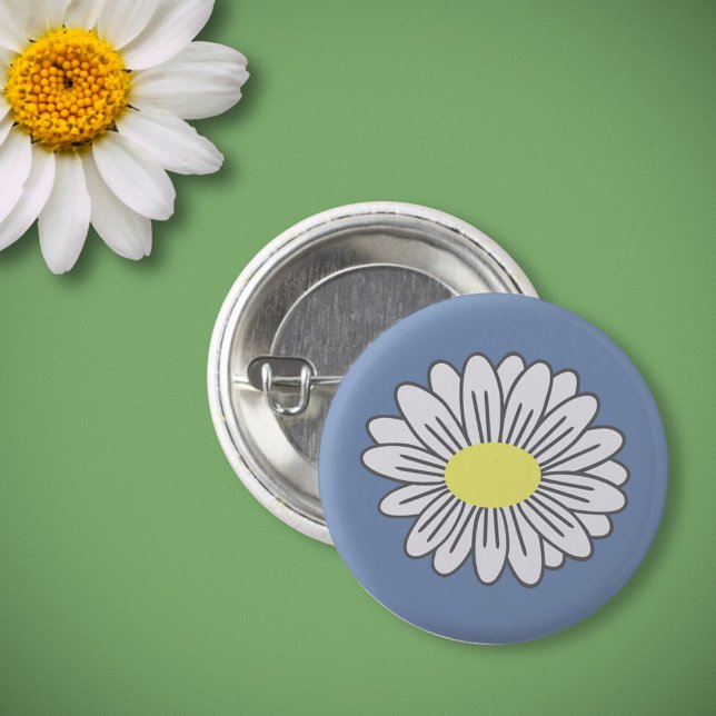 Daisy Flower Blue Button (Daisy Flower Blue Button)