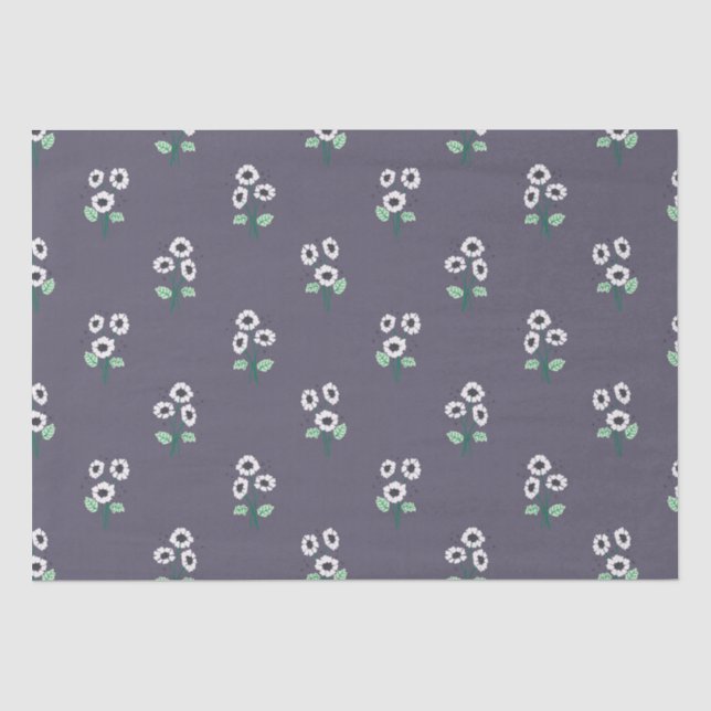 Daisy flower bouquet tissue paper (Front)