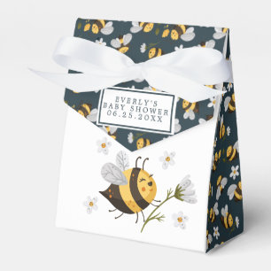 Daisy Flower Bumblebee Bee Baby Shower Favour Box