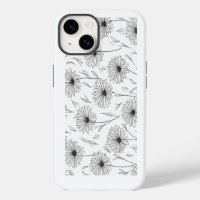 Daisy flower drawing iPhone 14 cases