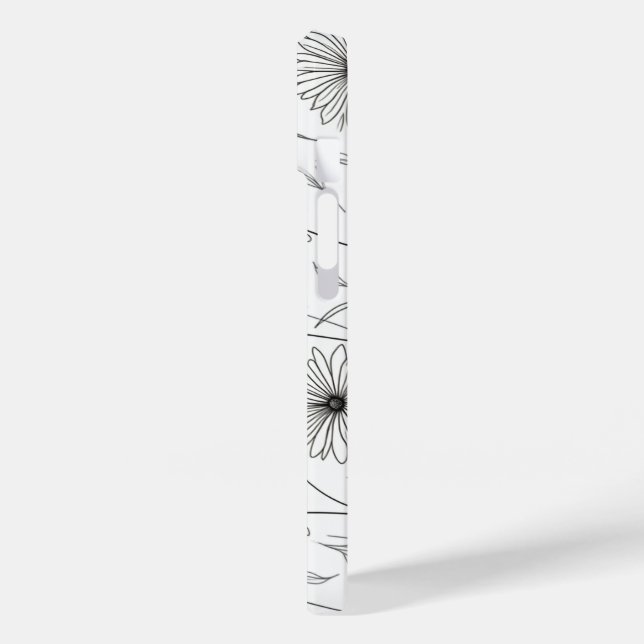 Daisy flower drawing iPhone 14 cases (Back / Left)