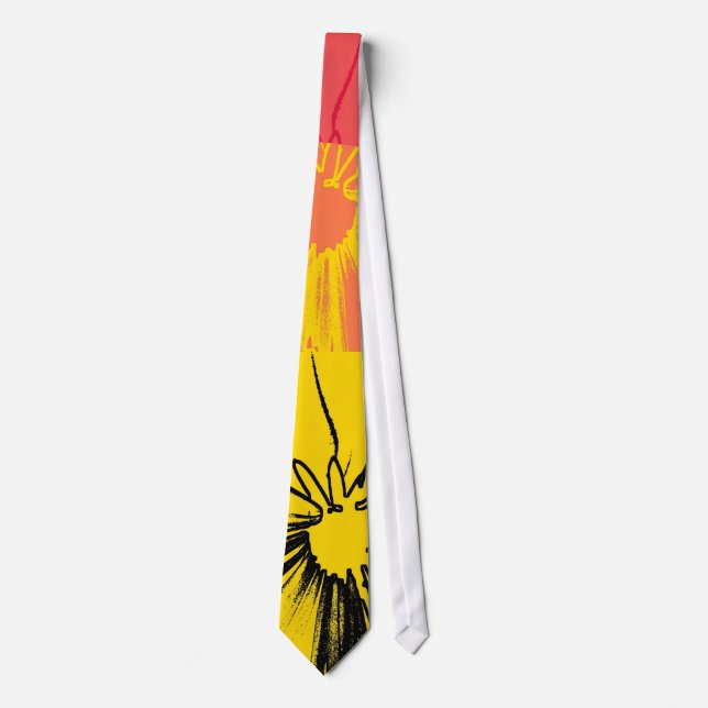 Daisy Flower Fine art  Tie (Front)