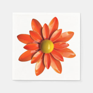 Daisy Flower - Floral Spring Summer Garden Wedding Napkin