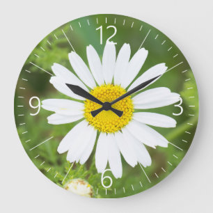 Daisy flower large clock