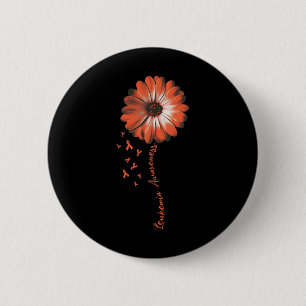 Daisy Flower Leukaemia Awareness Gifts 6 Cm Round Badge