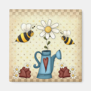 Daisy Flower Magnet