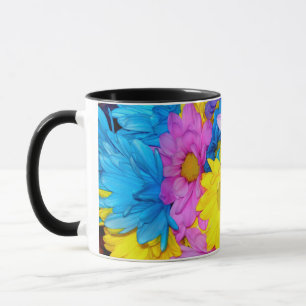 Daisy Flower Mix Mug