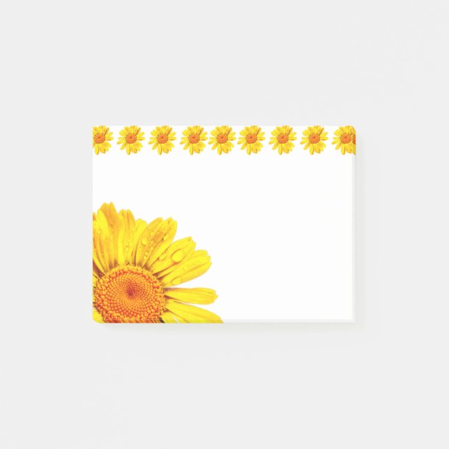 Daisy Flower Post-it Notes (Front)