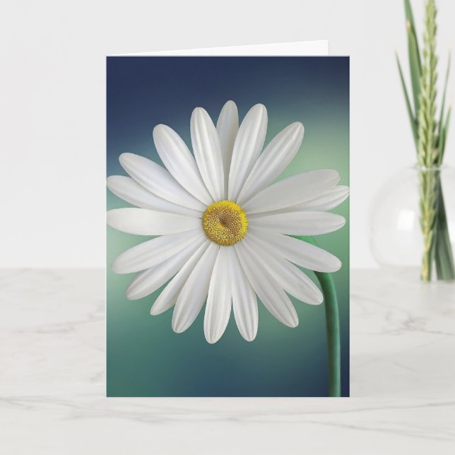 DAISY FLOWER SYMPATHY CARD (Front)