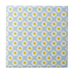 Daisy flower tile