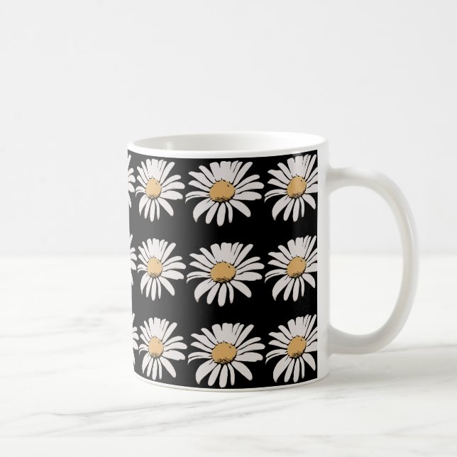 Daisy (Flower) - White 11 oz Classic White Mug (Right)