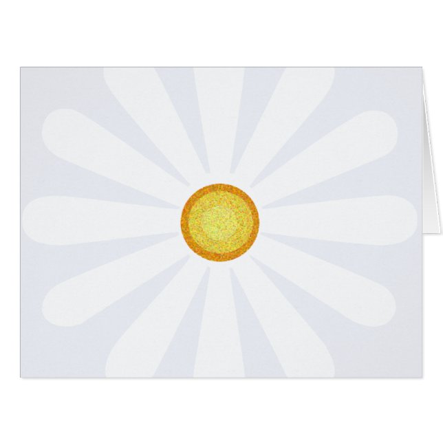 Daisy flower with yellow centre (Front Horizontal)