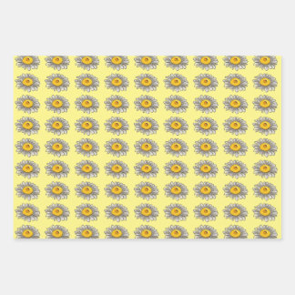 Daisy Flower Wrapping Paper