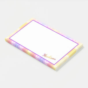 Daisy Flowered Pattern Post-it Notes