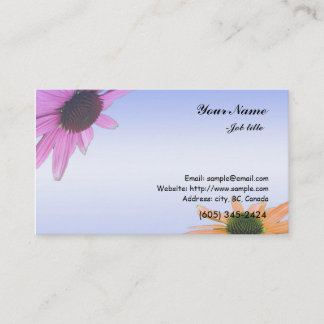 daisy flowers business card