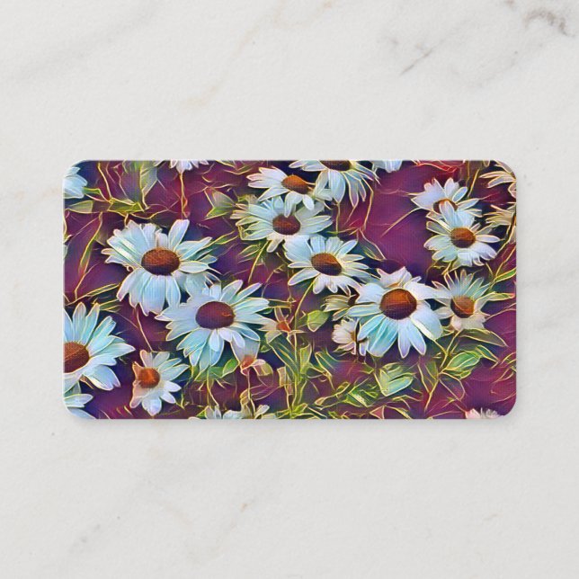 DAISY FLOWERS    BUSINESS CARD (Front)