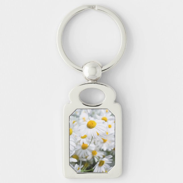 Daisy flowers key ring (Front)