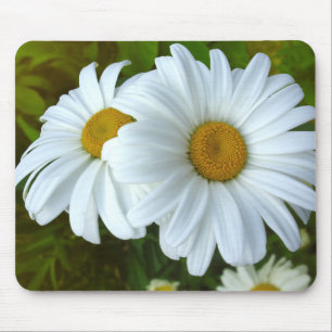 Daisy Flowers Mouspad  Daisy Computer Gifts Mouse Pad