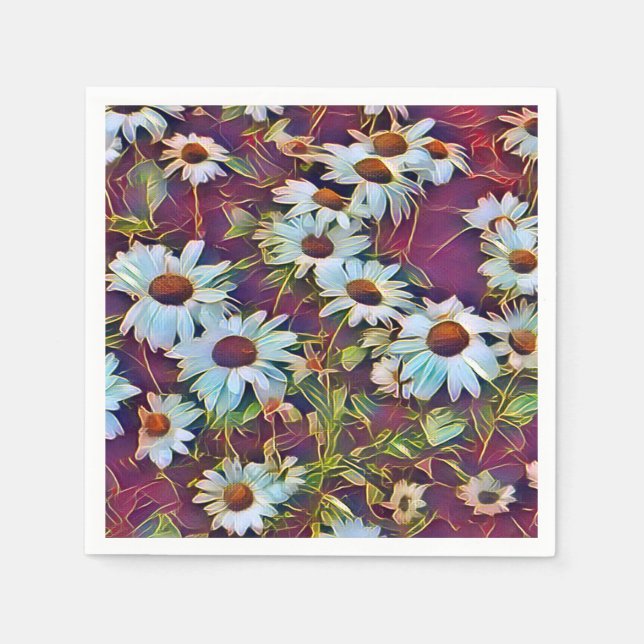 DAISY FLOWERS NAPKIN (Front)