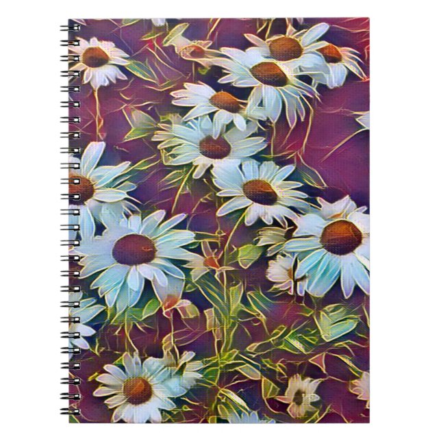 DAISY FLOWERS   NOTEBOOK (Front)