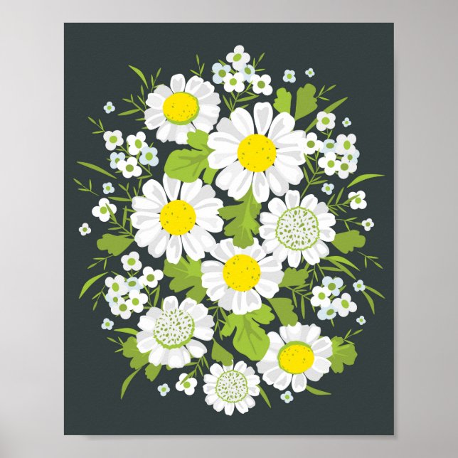Daisy Flowers Poster (Front)