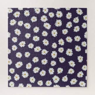 Daisy flowers: small, seamless pattern. jigsaw puzzle