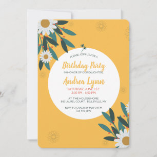 Daisy Focus Invitation