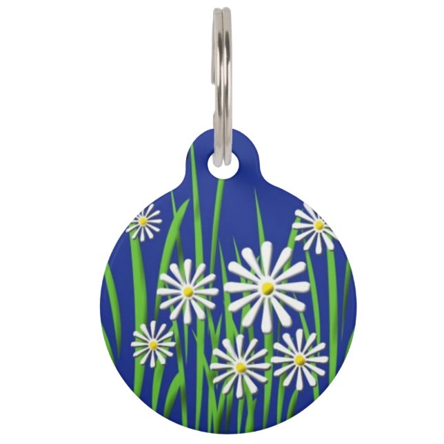 Daisy Garden Pet ID Tag (Front)