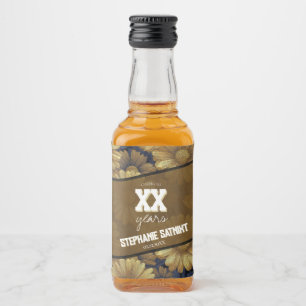 Daisy Garden Surprise Birthday Customised Liquor Bottle Label