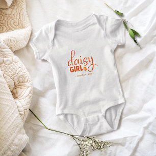 Daisy Girl - Baby Romper Bodysuit