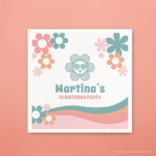 Daisy Girl Ten Birthday Party Napkin