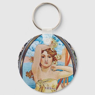 Daisy Goddess Key Ring