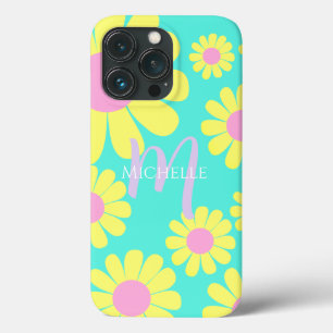 Daisy Green Aqua iPhone 13 Pro Case