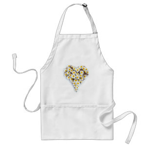 Daisy heart standard apron
