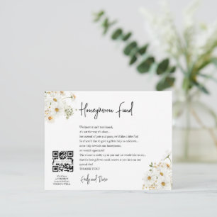 Daisy Honeymoon wish QR CODE Enclosure Card