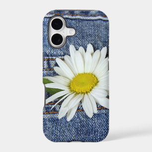 daisy in blue jean pocket