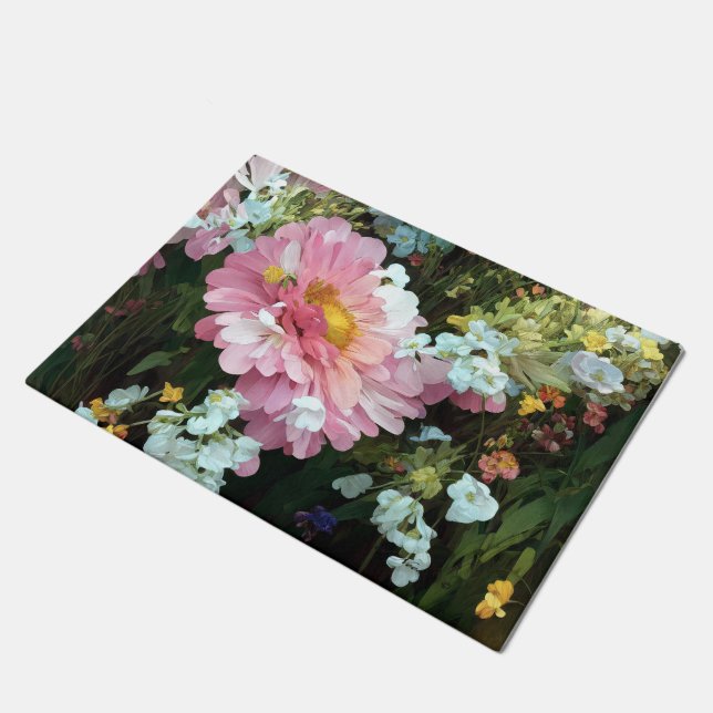 Daisy in Pink Doormat (Angled)
