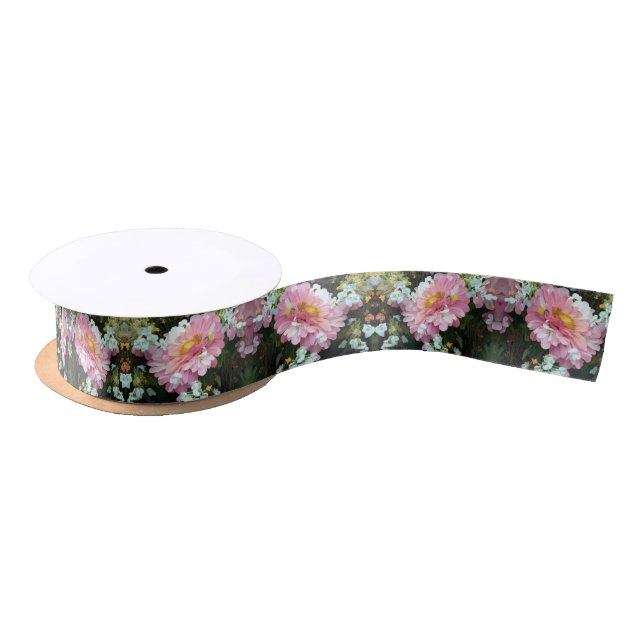 Daisy in Pink Satin Ribbon (Spool)
